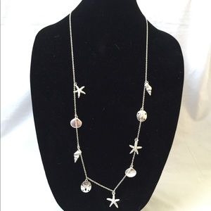 Seashells Silver Necklace